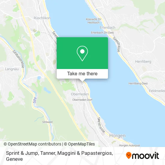 Sprint & Jump, Tanner, Maggini & Papastergios map