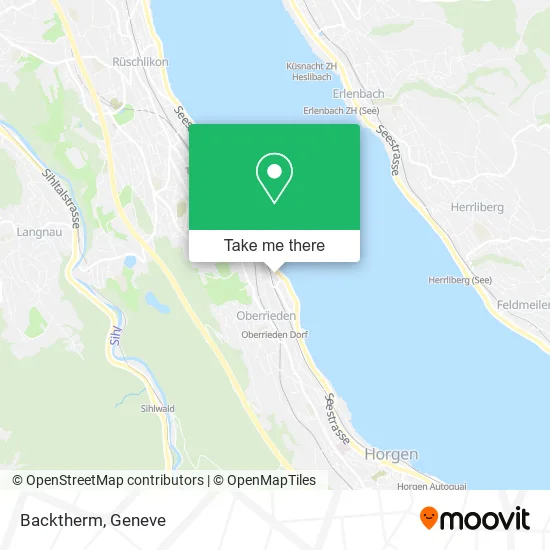 Backtherm map