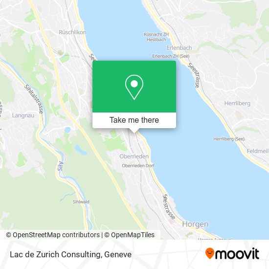 Lac de Zurich Consulting map