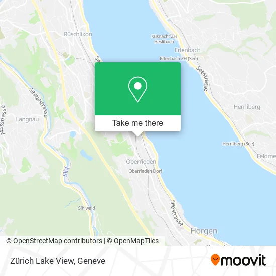 Zürich Lake View map