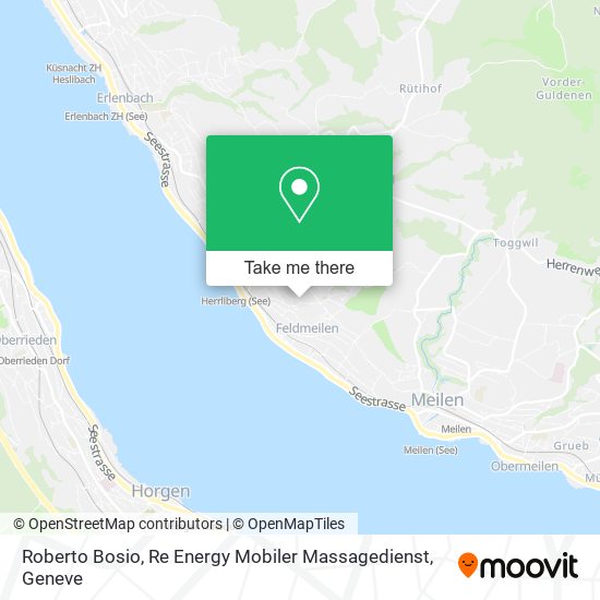 Roberto Bosio, Re Energy Mobiler Massagedienst map