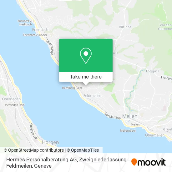 Hermes Personalberatung AG, Zweigniederlassung Feldmeilen map