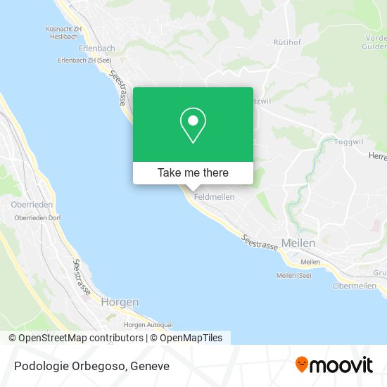 Podologie Orbegoso map