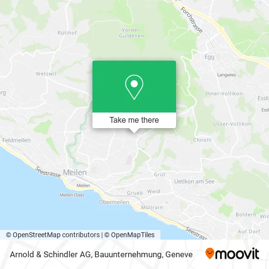 Arnold & Schindler AG, Bauunternehmung map