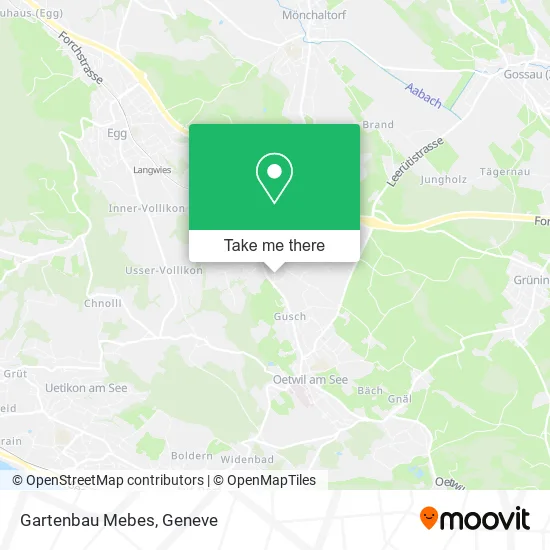 Gartenbau Mebes map