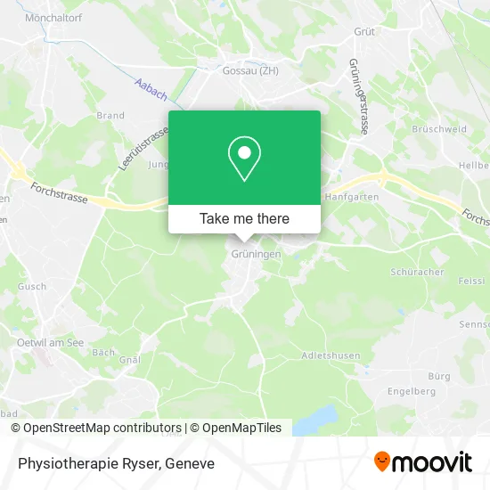 Physiotherapie Ryser map