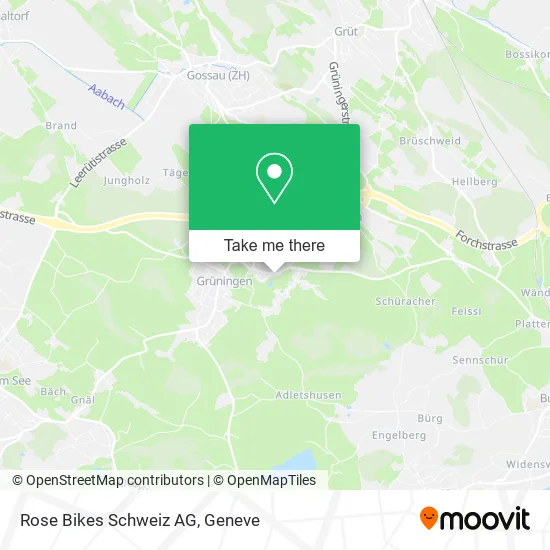 Rose Bikes Schweiz AG map