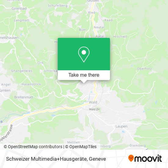 Schweizer Multimedia+Hausgeräte map