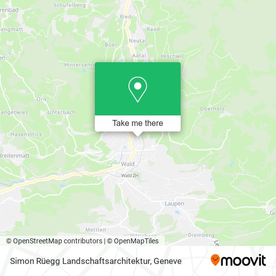 Simon Rüegg Landschaftsarchitektur map
