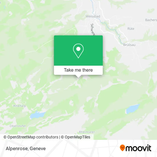 Alpenrose map