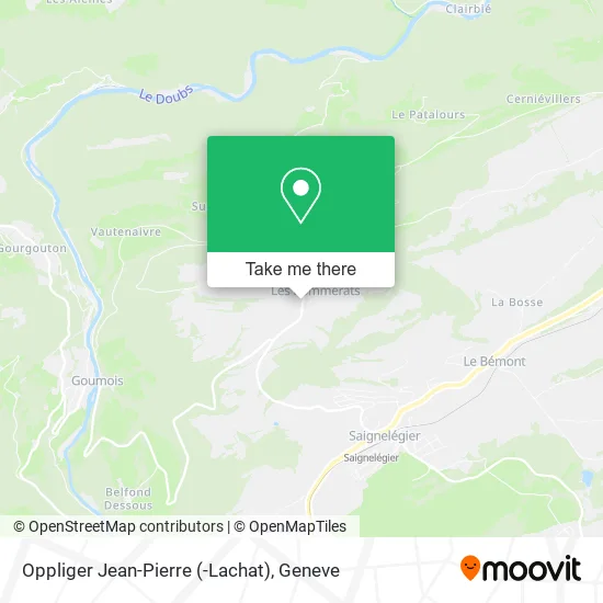 Oppliger Jean-Pierre (-Lachat) map