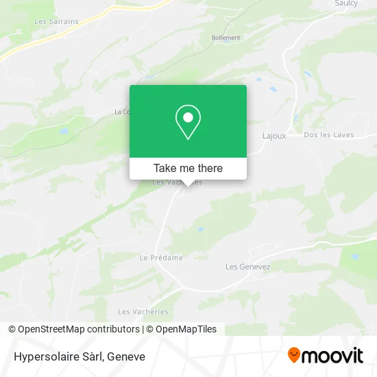 Hypersolaire Sàrl map