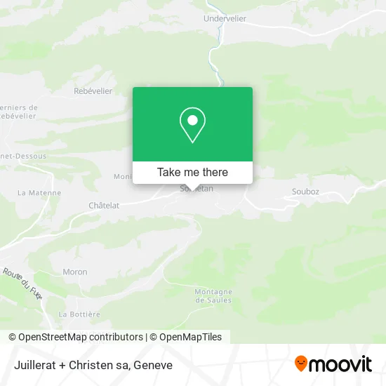 Juillerat + Christen sa map