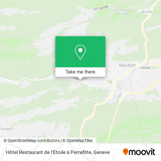 Hôtel Restaurant de l'Etoile à Perrefitte map