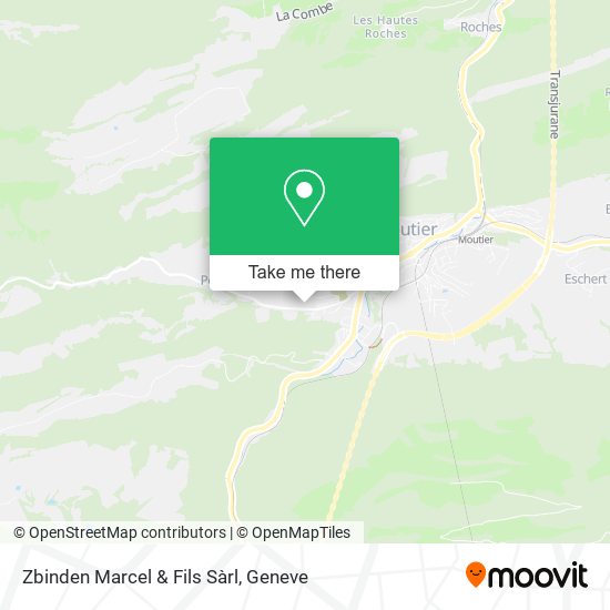 Zbinden Marcel & Fils Sàrl map