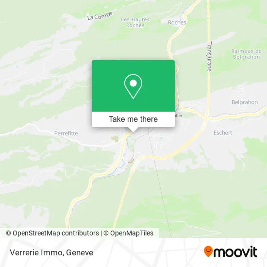 Verrerie Immo map