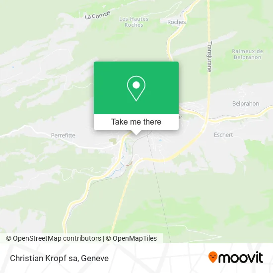 Christian Kropf sa map