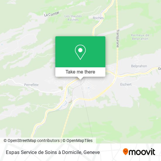 Espas Service de Soins à Domicile map