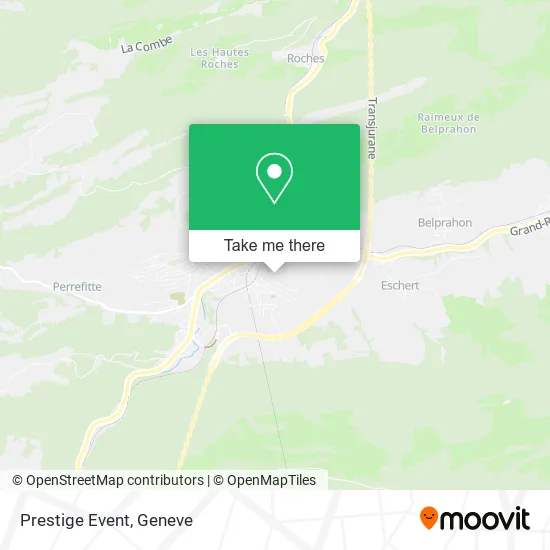 Prestige Event map