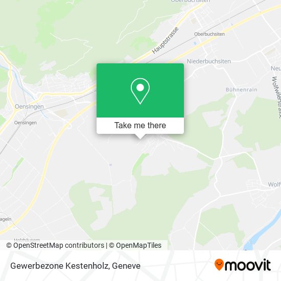 Gewerbezone Kestenholz map