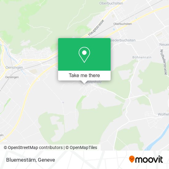 Bluemestärn map