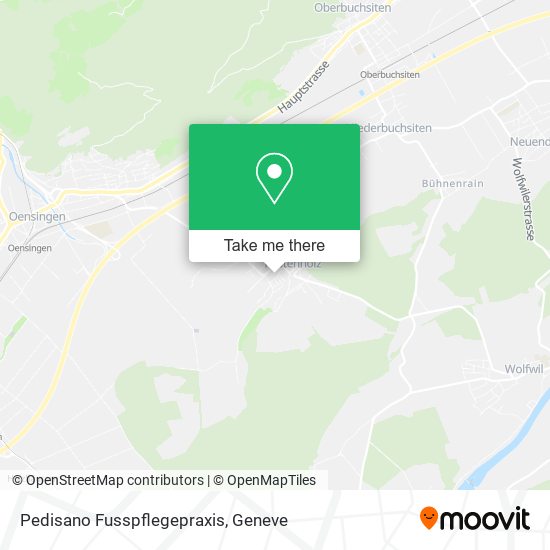 Pedisano Fusspflegepraxis map