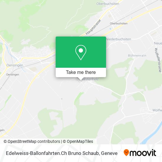 Edelweiss-Ballonfahrten.Ch Bruno Schaub map