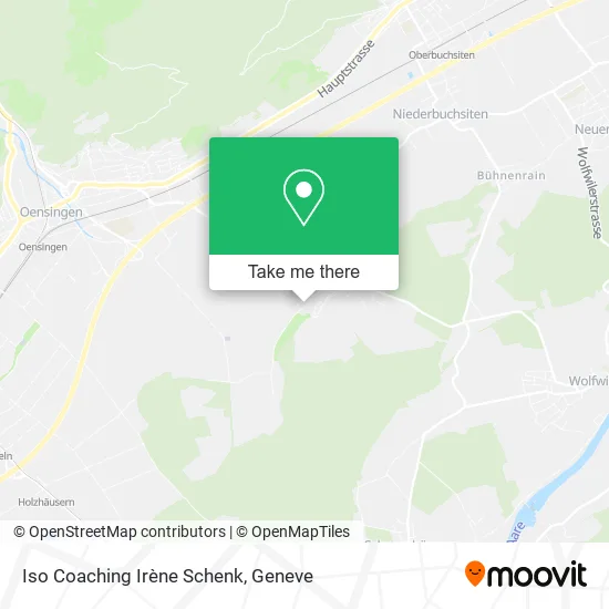 Iso Coaching Irène Schenk map