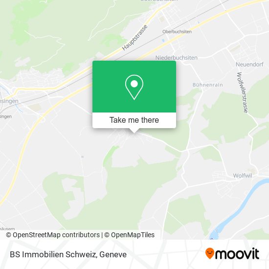 BS Immobilien Schweiz map