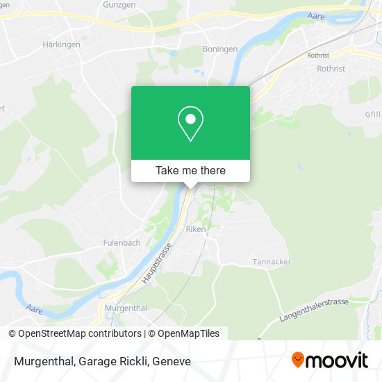 Murgenthal, Garage Rickli map