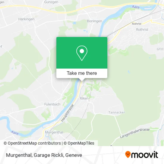 Murgenthal, Garage Rickli map
