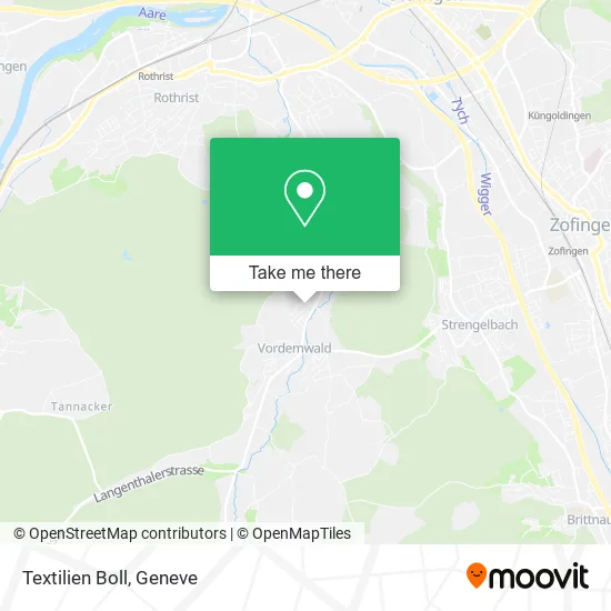 Textilien Boll map