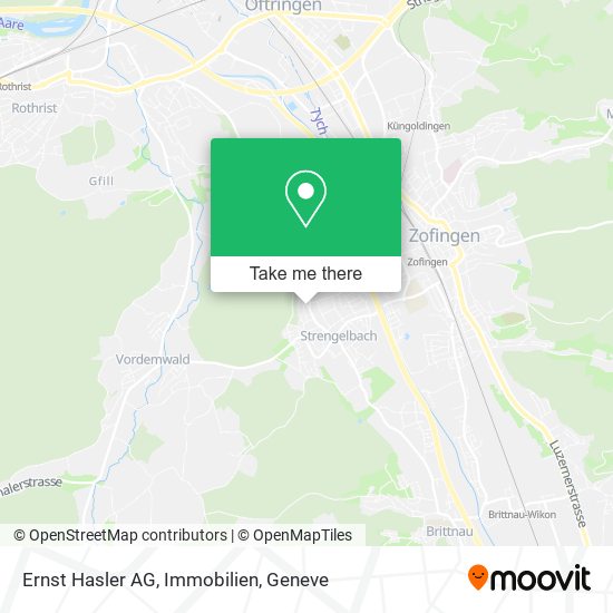 Ernst Hasler AG, Immobilien map