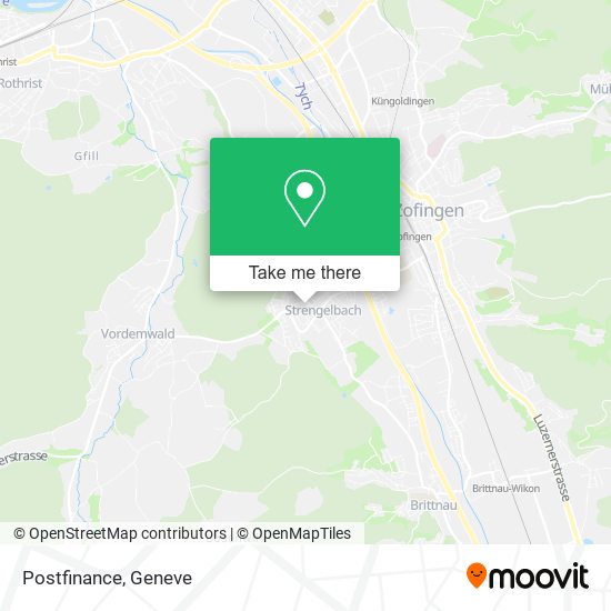 Postfinance map