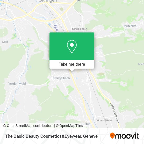 The Basic Beauty Cosmetics&Eyewear map