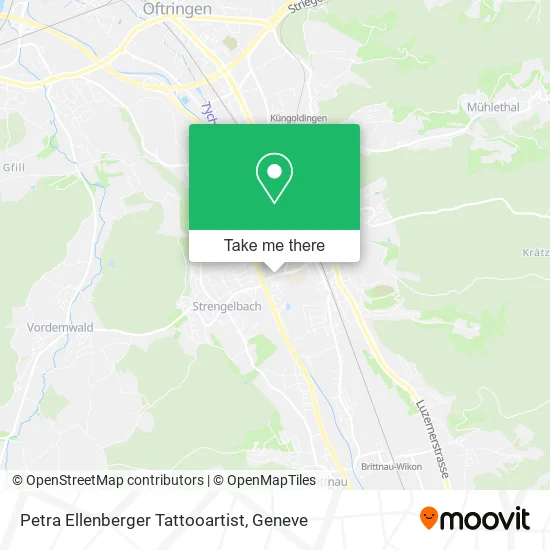 Petra Ellenberger Tattooartist map