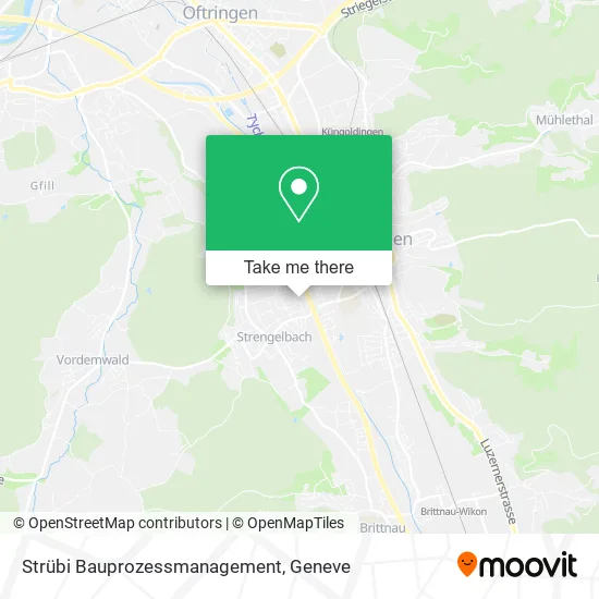 Strübi Bauprozessmanagement map