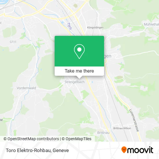 Toro Elektro-Rohbau map