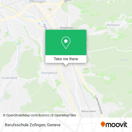 Berufsschule Zofingen plan