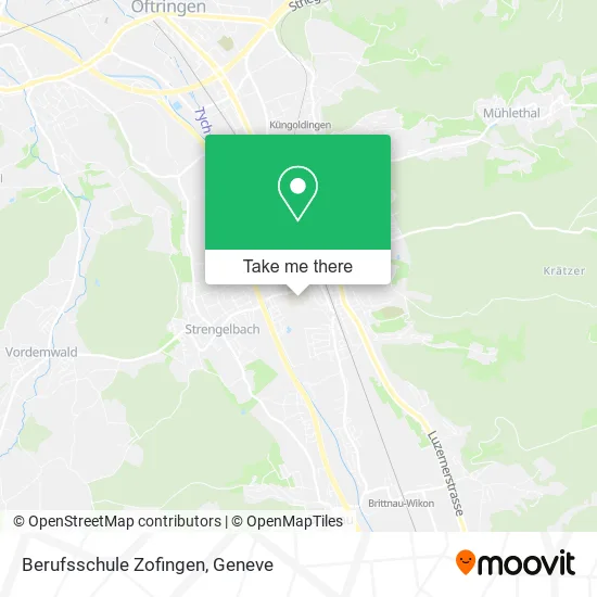 Berufsschule Zofingen map