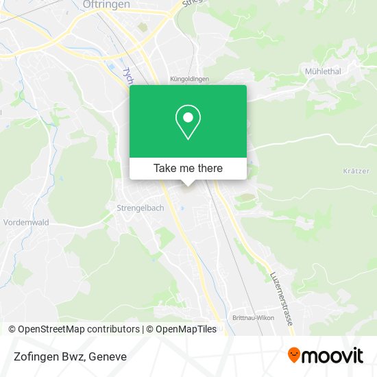 Zofingen Bwz map