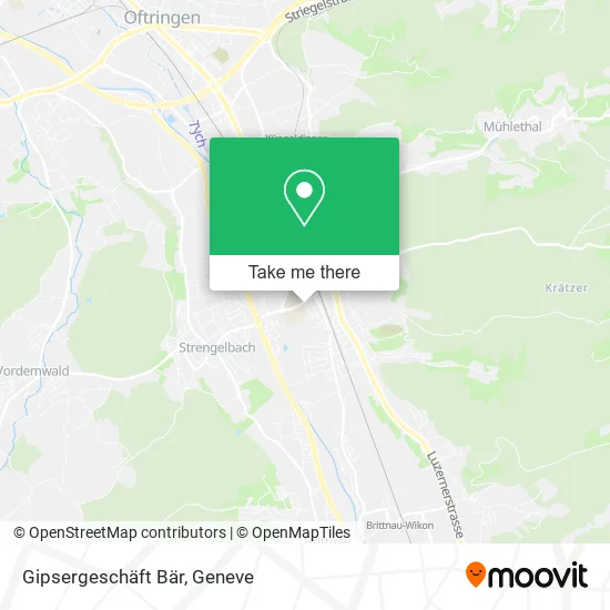 Gipsergeschäft Bär map