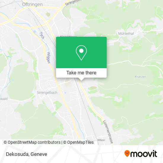 Dekosuda map