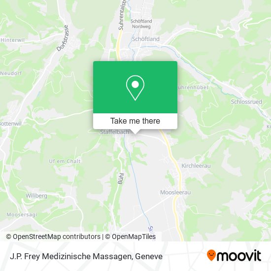 J.P. Frey Medizinische Massagen map