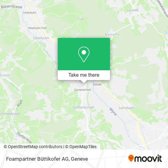 Foampartner Büttikofer AG map