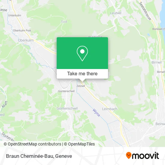Braun Cheminée-Bau map