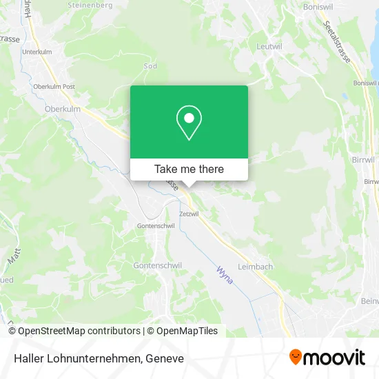 Haller Lohnunternehmen map