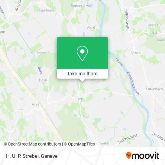 H. U. P. Strebel map