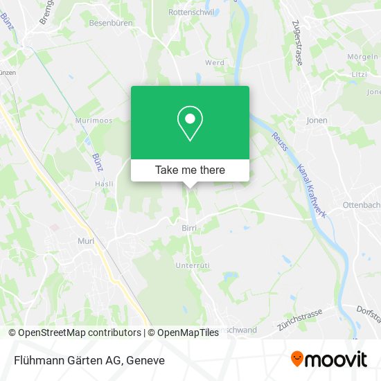 Flühmann Gärten AG map