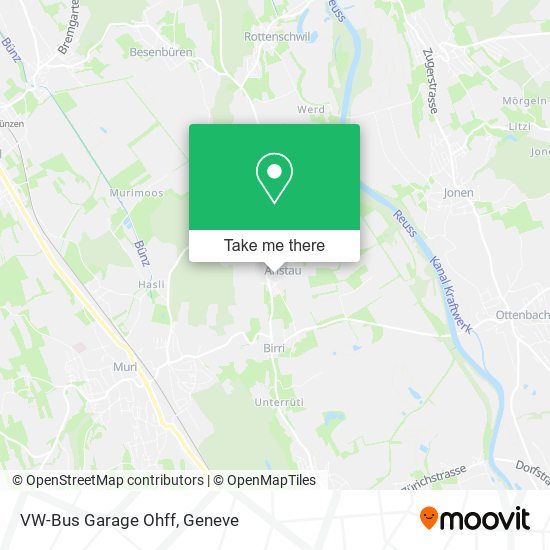 VW-Bus Garage Ohff map